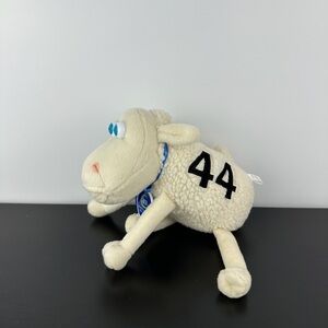 Serta Counting Sheep #44 Lamb 8” Blue Ribbon Tag Plush Stuffed Animal Number 44